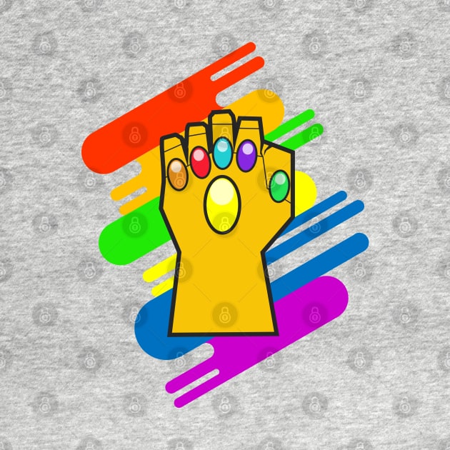 Minimalistic Infinity Gauntlet by SolarSailor